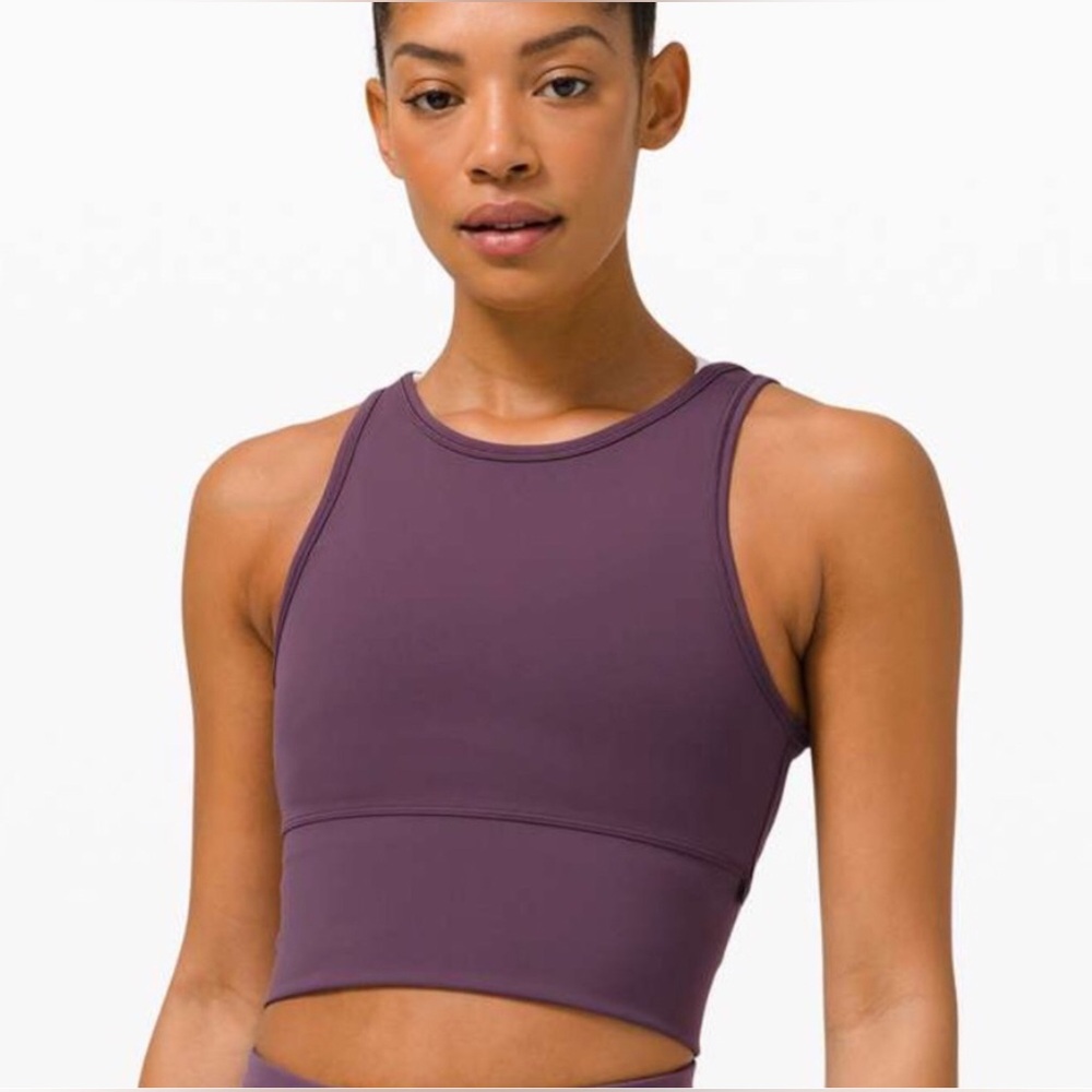 🌼Lululemon Power Pivot Tank Grape Thistle size 4